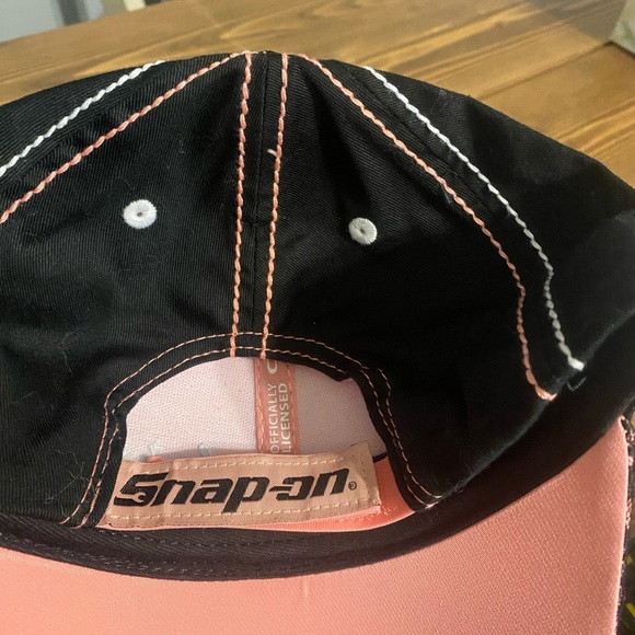 Snap on Tools Pink and Black Lace hat rare - Picture 2 of 5